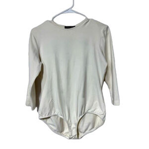 Linda Leal cream bodysuit size M